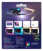 USB-s TV-háttérvilágítás, SMD 5050, 5 V DC, RGB, 1m