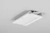 TOPMET LED-profil FLAT8 H/UX 1000 mm fehér
