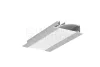 TOPMET LED-profil FLAT8 H/UX 1000 mm eloxált