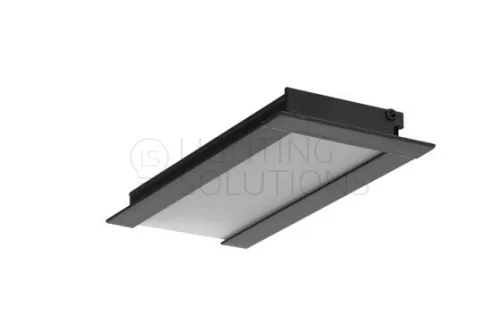 TOPMET LED-profil FLAT8 H/UX 1000 mm eloxált fekete