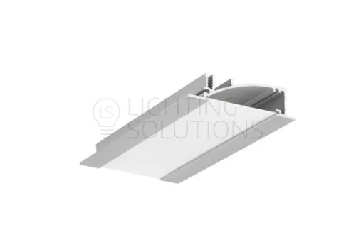 TOPMET LED-profil FLAT8 H/UX 2000 mm eloxált