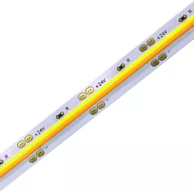   LED-szalag, COB, 3150 LED, 24 V DC, 14 W/m, IP67, meleg fehér, 3 év garancia, kiszerelés 5 méter)