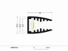 TOPMET LED-profil  MIKRO 2000 mm eloxált