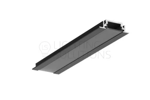 TOPMET LED-profil GROOVE10 BC/UX 1000 mm eloxált fekete