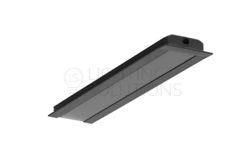 TOPMET LED-profil GROOVE10 BC/UX 1000 mm eloxált fekete