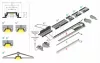 TOPMET LED-profil GROOVE10 BC/UX 2000 mm eloxált fekete