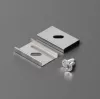Mounting plate U inox  (1 pár)