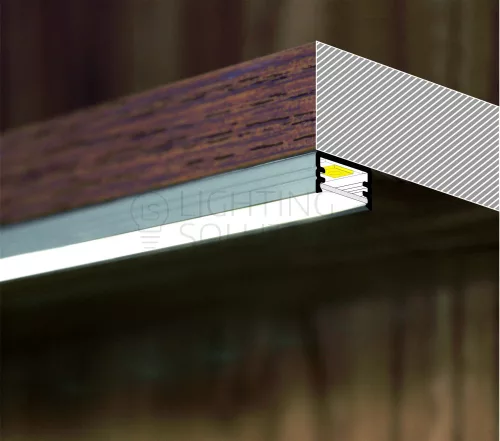 TOPMET LED-profil SLIM8 AC2/Z 2000 mm natúr