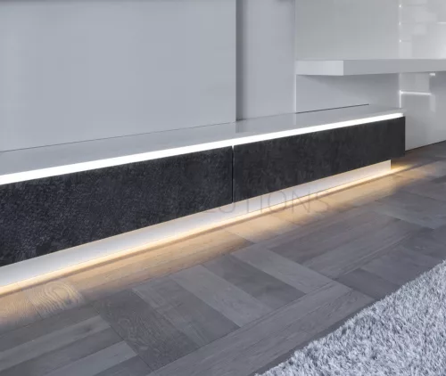 TOPMET LED-profil SLIM8 AC2/Z 2000 mm eloxált