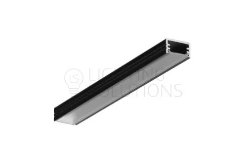 TOPMET LED-profil SLIM8 AC2/Z 2000 mm eloxált fekete