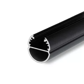 LED profile OVAL20 BC 4050 black painted /plastic bag