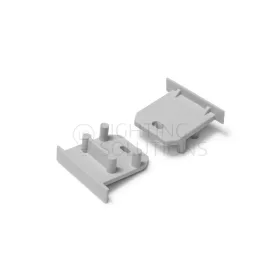   [OUTLET] TOPMET végzáró DEEP10 gen2 SQ lyukas, szürke - kiszerelés (1 pár)
