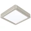 [OUTLET] FUEVA 5 - LED falon kívüli négyzet al. lámpa, inox, 20W 2300lm, 3000K 