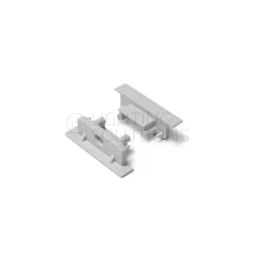   TOPMET Végzáró GROOVE14 gen2 SQ lyukas, szürke - kiszerelés (1 pár)