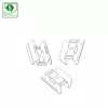 SURFACE INSTALLATION SET FOR ALLDAY BASIC 3 PCS (FOR 1503mm)