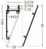 TOPMET LED-profil WALLE12 BCD 2000 mm fehér