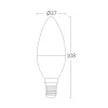 BRY-ADVANCE-6,5W-E14-C37-4000K-LED BULB
