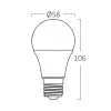 BRY-ADVANCE-9W-E27-A60-3000K-LED BULB