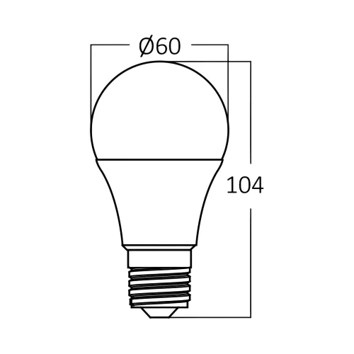 BRY-ADVANCE-9W-E27-A60-DIM-4000K-LED BULB