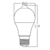 BRY-ADVANCE-9W-MO.SENS.-E27-A60-3000K-LED BULB