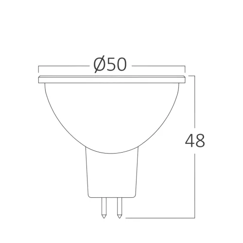 BRY-ADVANCE-4,5W-GU5.3-38D-12VDC-4000K-LED BULB