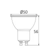 BRY-ADVANCE-6W-GU10-38D-DIM-6500K-LED BULB