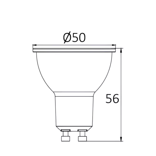 BRY-ADVANCE-6W-GU10-38D-DIM-6500K-LED BULB