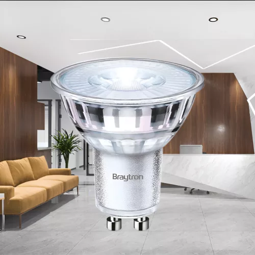 BRY-PREMIUM-5.5W-GU10-38D-DIM-GLS-3000K-LED BULB