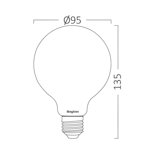 BRY-ADVANCE-7W-E27-G95-SFT-6500K-BULB