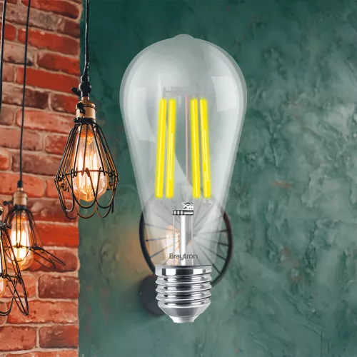 BRY-ADVANCE-7W-E27-ST64-CLR-3000K-LED BULB