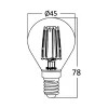 BRY-ADVANCE-4W-E14-P45-AMB-2200K-LED BULB