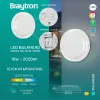 BRY-BULKHEAD-18W-RND-WHT-SNS-3IN1-IP65-LED BULKHEA