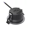 BRY-DOWNLIGHT D90-9W-RND-BLC-3IN1-IP54-LED DOWNLIG