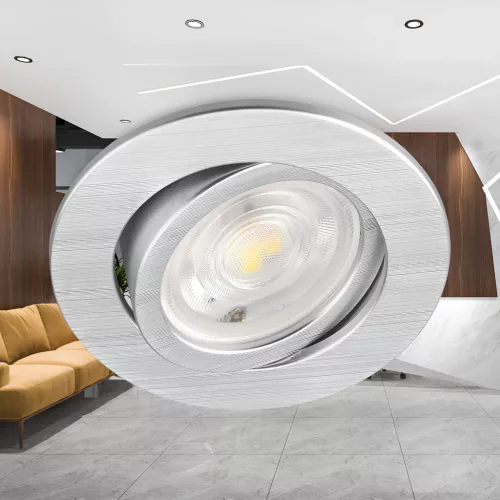 BRY-SPOTLED G3-7W-RND-SLV-3IN1-LED SPOTLIGHT