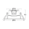 BRY-SPOTLED G3-7W-RND-BLC-3IN1-DIM-LED SPOTLIGHT