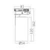 BRY-SHOPLINE-P15-15W-2WRS-BLC-3IN1-TRACKLIGHT