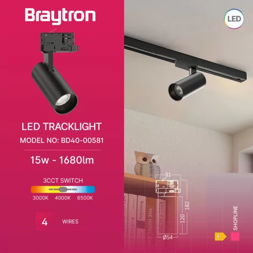 BRY-SHOPLINE-P15-15W-4WRS-BLC-3IN1-TRACKLIGHT