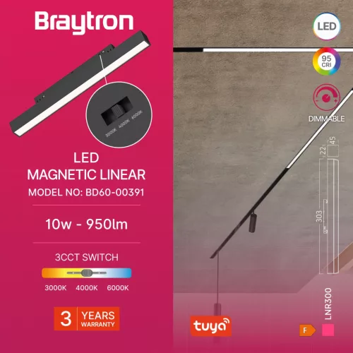 BRY-M20-LNR300-10W-48VDC-TUYA-LAN-BLC-MAG. LINEAR