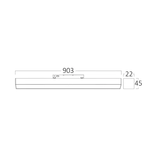 BRY-M20-LNR900-30W-48VDC-3IN1-WHT-MAG. LINEAR