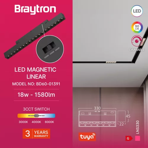 BRY-M20-LNS330-18W-48VDC-TUYA-LAN-BLC-MAG. LINEAR