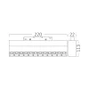 BRY-WSL250-12W-48VDC-3IN1-BLC-MAG. LINEAR