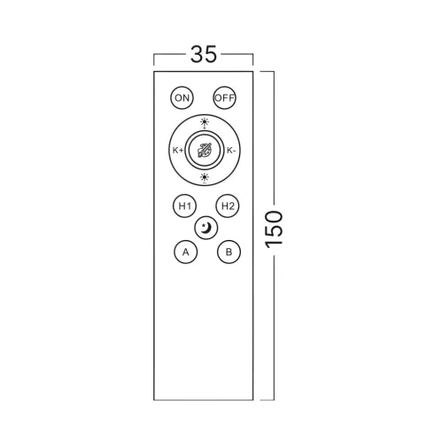 BRY-MS20-RMT01-BLC-TUYA-LAN-MAG.R.CONTROLLER