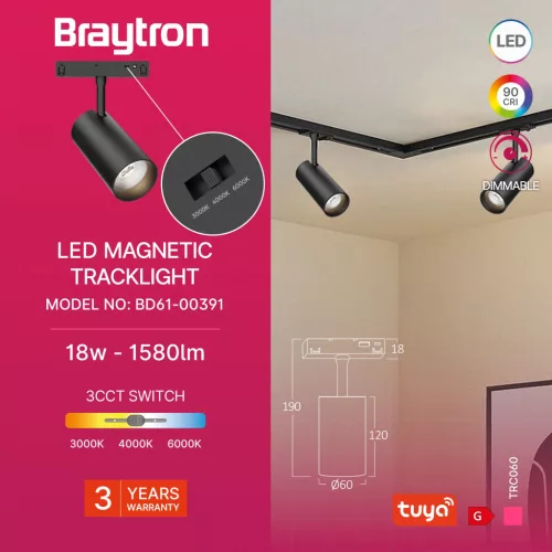 BRY-M20-TRC060-18W-48VDC-TUYA-LAN-BLC-MAG. TRACK