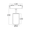 BRY-S20B-TRC060-18W-48VDC-3IN1-BLC-MAG. TRACK