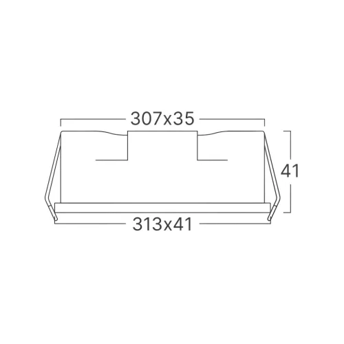 BRY-LINEX-LN12-18W-3000K-WHT-LED LINEAR FIXTURE