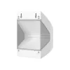 BRY-SOLARIS-W1-WHT-3W-6500K-IP54-SOLAR WALL LIGHT