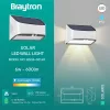 BRY-SOLARIS-W1B-WHT-6W-6500K-IP54-SOLAR WALL LIGHT