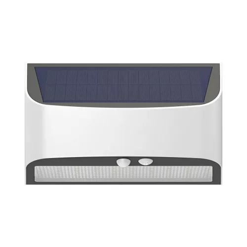 BRY-SOLARIS-W1B-WHT-6W-6500K-IP54-SOLAR WALL LIGHT