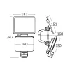 BRY-SOLARIS-W2-BLC-15W-3IN1-IP54-SOLAR WALL LIGHT
