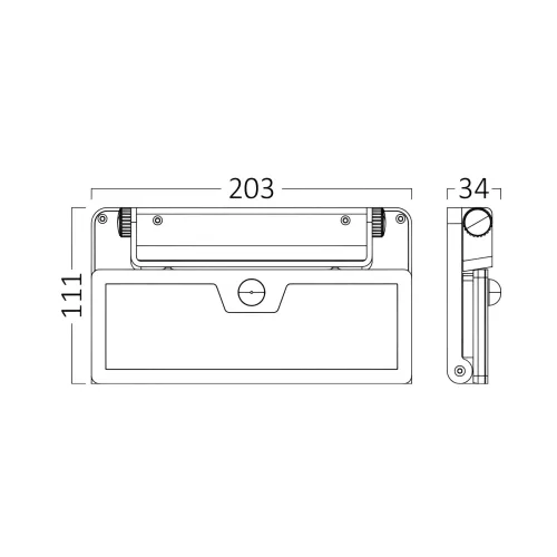 BRY-SOLARIS-W3-BLC-10W-3IN1-IP54-SOLAR WALL LIGHT